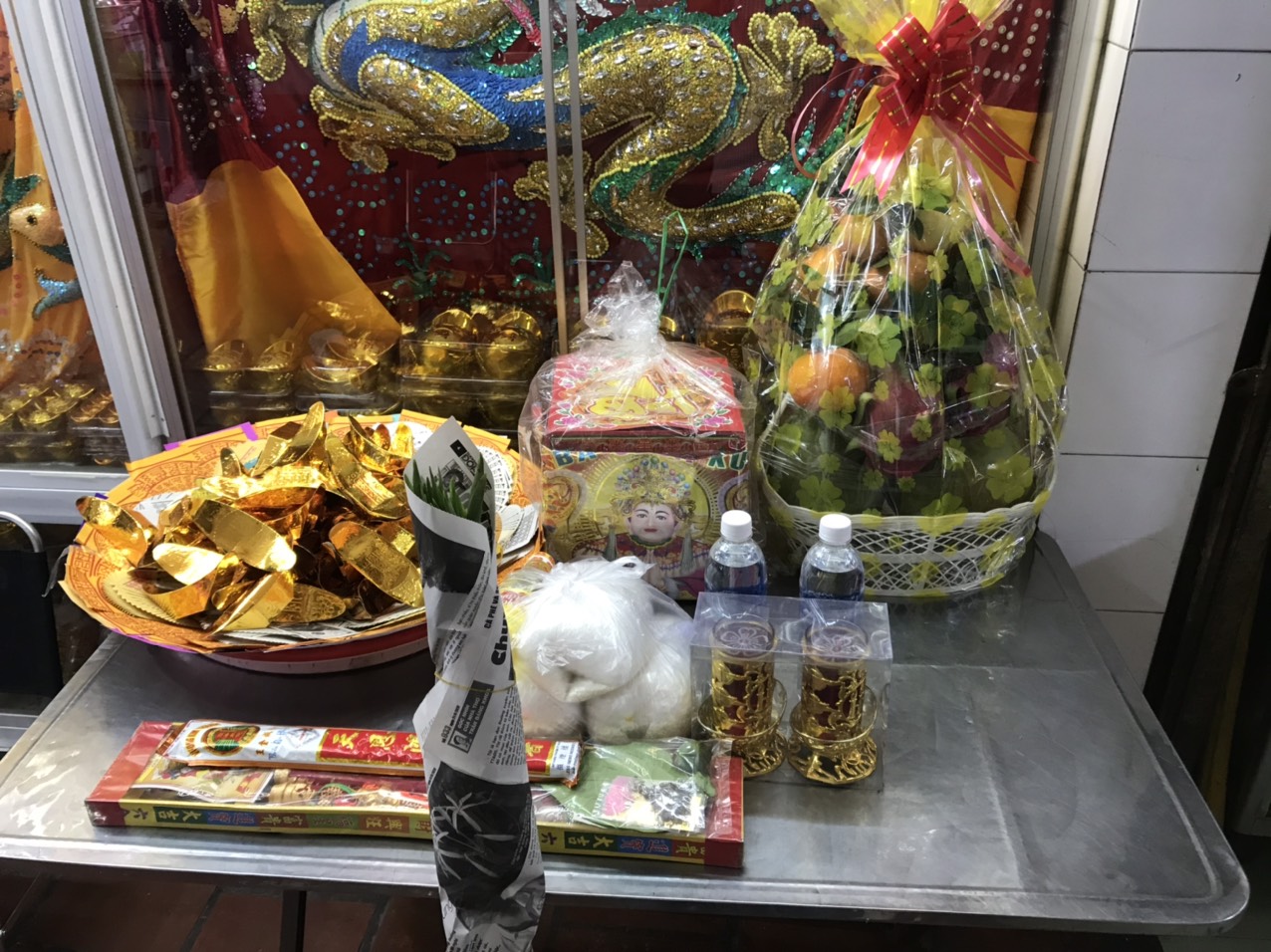 Trái cây & hoa quả cúng bà chúa xứ núi sam châu đốc